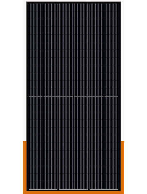 580W 144 Single Glass Half-Chip Monocrystalline...