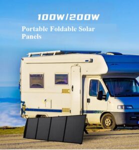 100W/200W portable foldable solar panel: an ide...