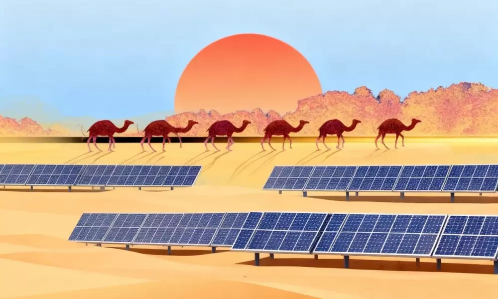 The China-Kazakhstan delegation has an in-depth connection with Renjiang Photovoltaics and jointly draws a blueprint for new energy cooperation（images 3）